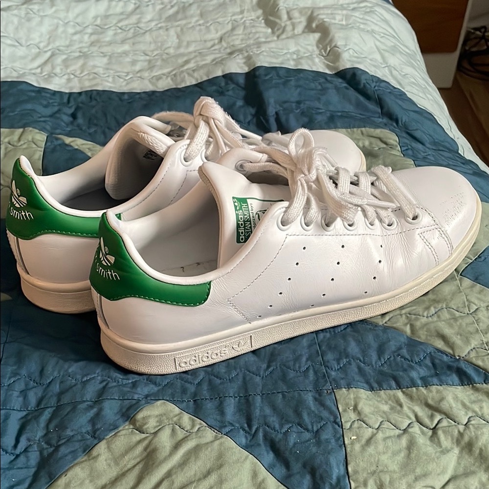 Adidas Stan Smith White Green Sneakers